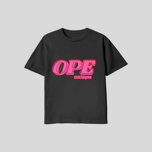 "OPE" in Pink