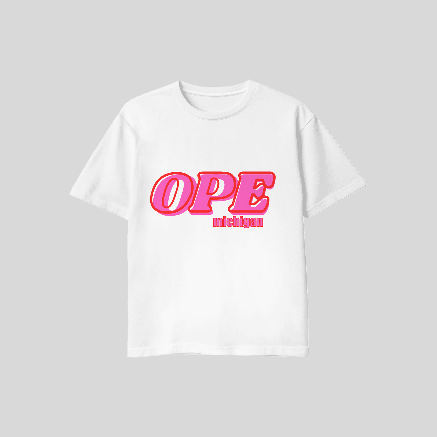 "OPE" in Pink
